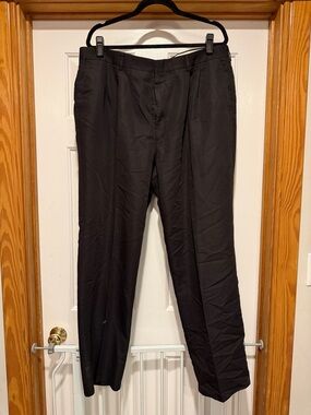 EliteStyle Men's Black Tailored Dress Pants